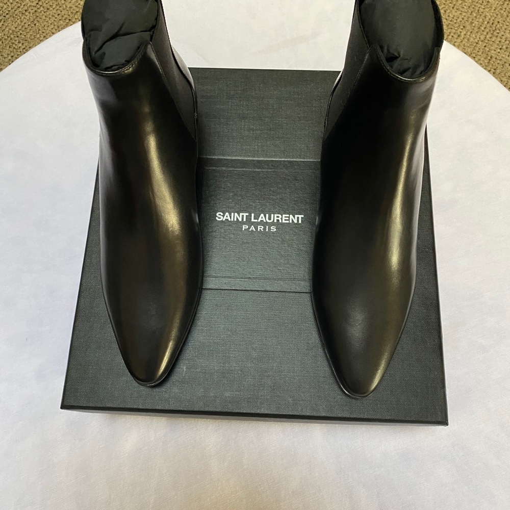Saint Laurent Rock Chelsea Black Boot